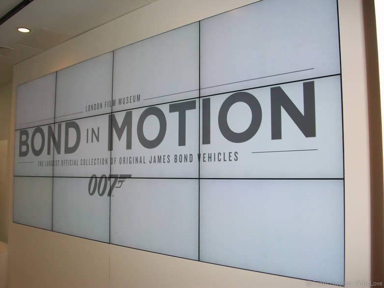 Bond in Motion Covent Garden London
