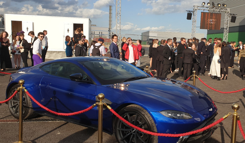 Aston Martin at Casino Royale in London