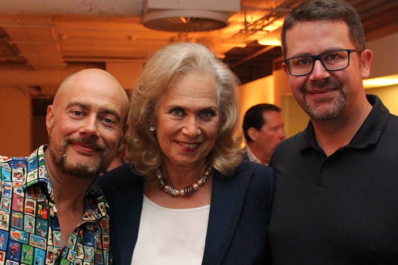 Alan Church, Valerie Leon and Anders Frejdh at Bond in Motion