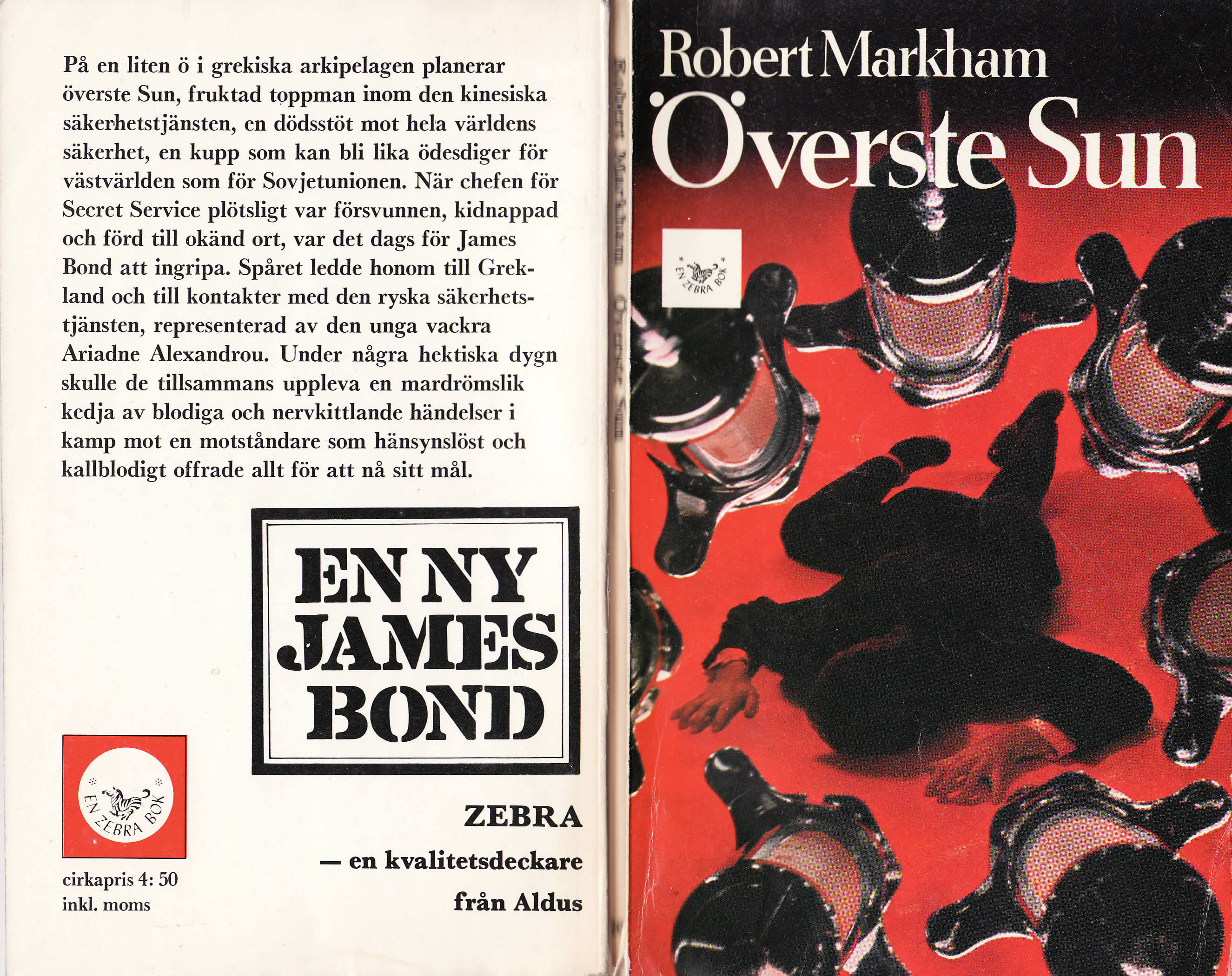 First edition UK hardcover of Colonel Sun (1968)