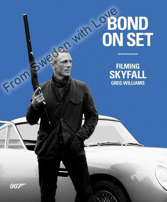 Bond on set filming skyfall 2012