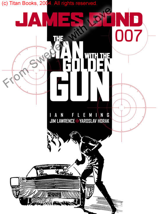 The man with the golden gun graphic novel