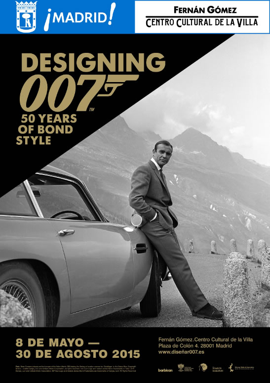 Designing 007 James Bond exhibition Madrid