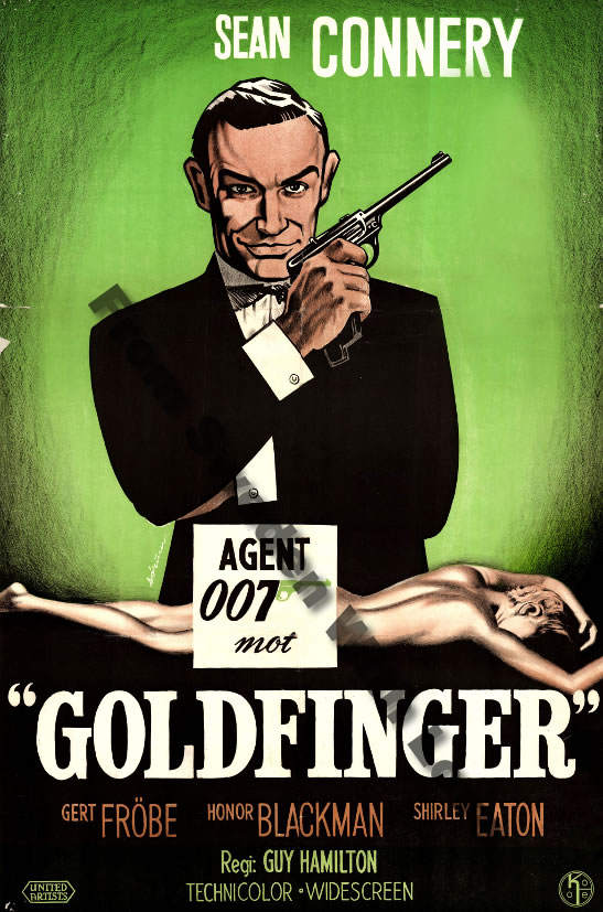 Goldfinger Norwegian film poster