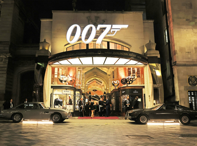 Burlington Arcade London No Time To Die 007