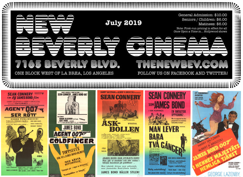 James Bond films New Beverly Cinema