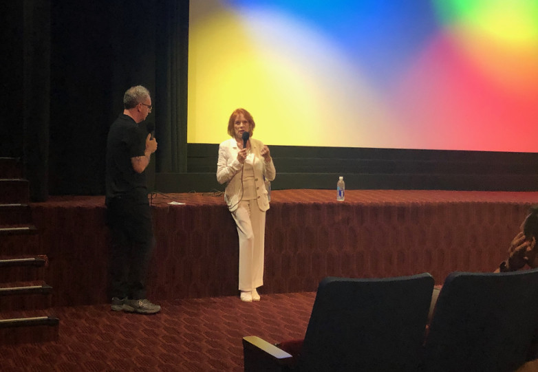 Luciana Paluzzi attends Thunderball screening at New Beverly Cinema