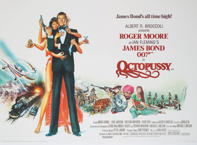 Octopussy film poster, 40th anniversary
