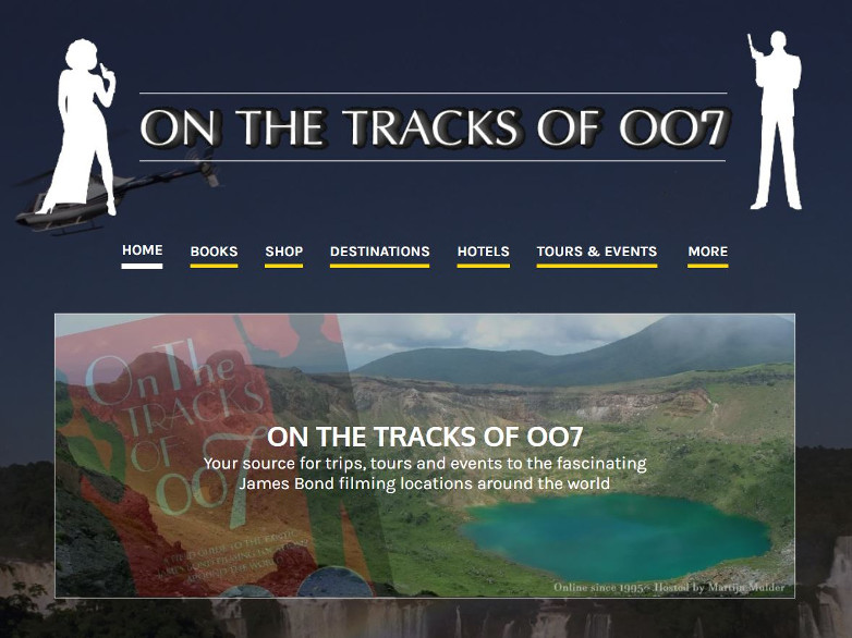 On the tracks of 007 website 25th Anniversary
