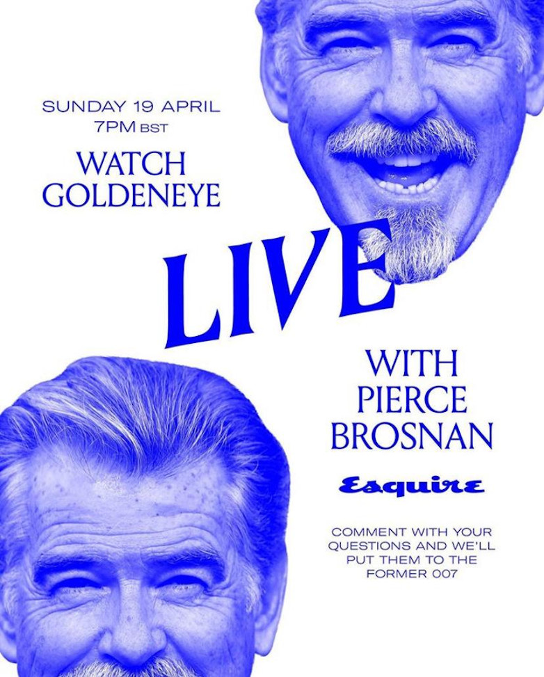 Pierce Brosnan Esquire GoldenEye Watch Along