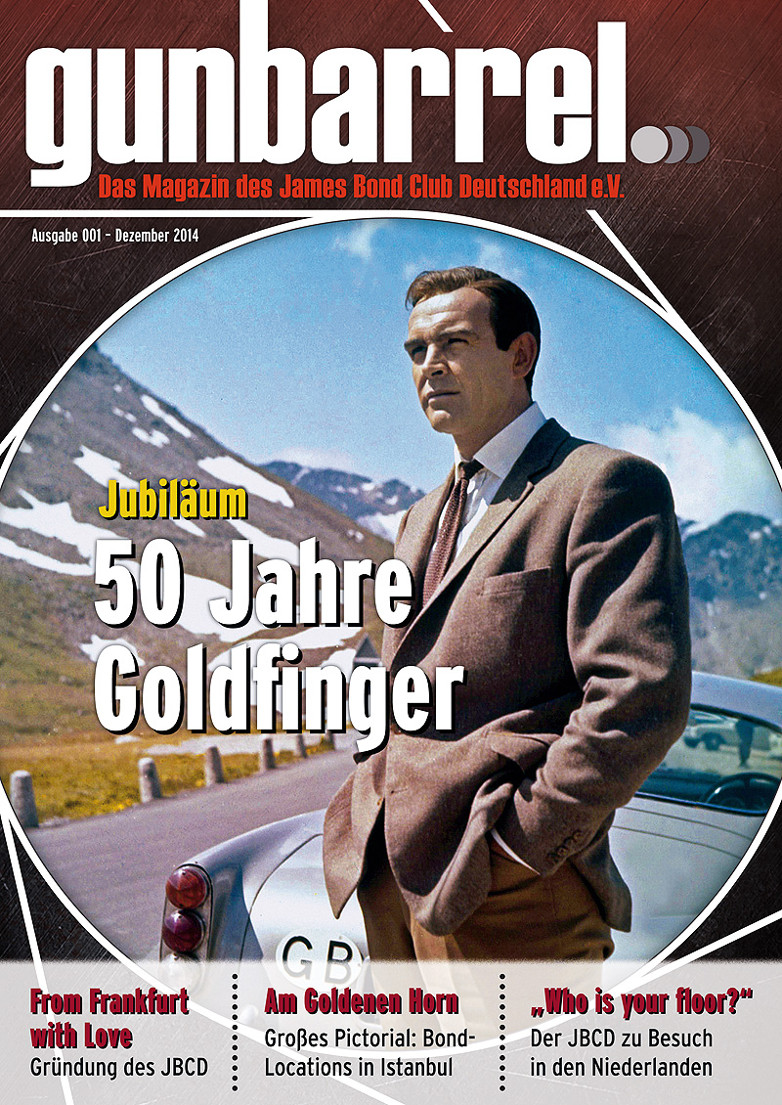 Nummer 001 av Gunbarrel - ett James Bond fanzine på tyska