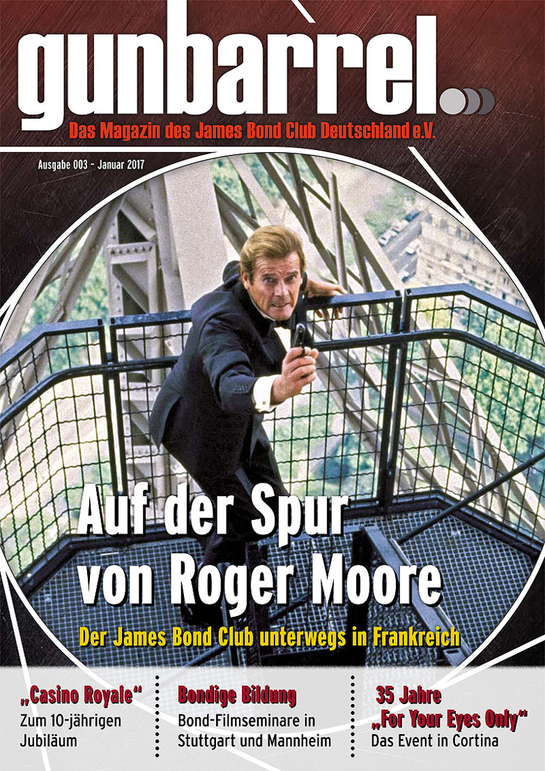 Nummer 003 av Gunbarrel - ett James Bond fanzine på tyska