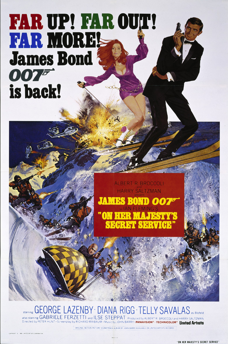 US one-sheet poster On Her Majestys Secret Service