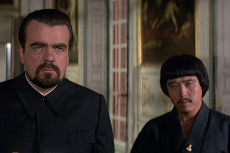 Michael Lonsdale and Toshiro Suga in Moonraker