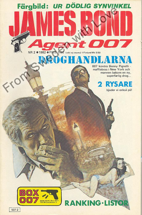 AGENT JAMES BOND 007 no 2 of 8, 1982