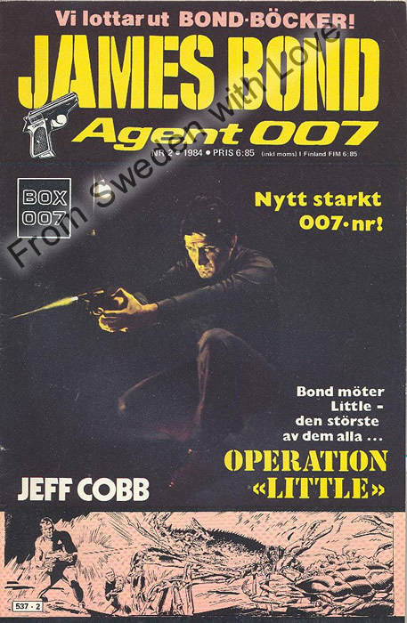 AGENT JAMES BOND 007 no 2 of 8, 1984