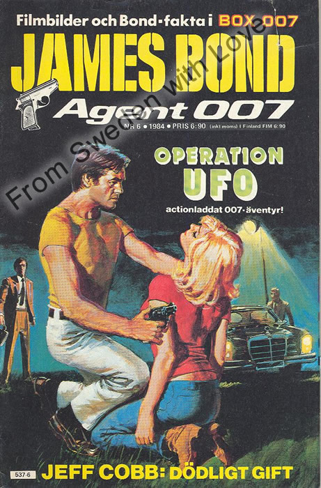 AGENT JAMES BOND 007 no 6 of 8, 1984