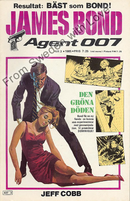 AGENT JAMES BOND 007 no 3 of 8, 1985