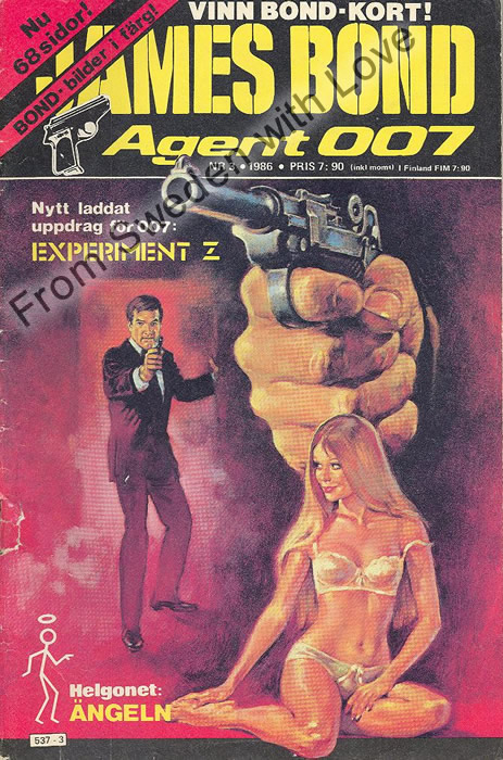 AGENT JAMES BOND 007 no 3 of 12, 1986