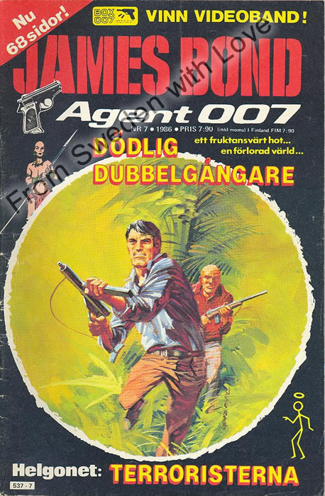 AGENT JAMES BOND 007 no 7 of 12, 1986
