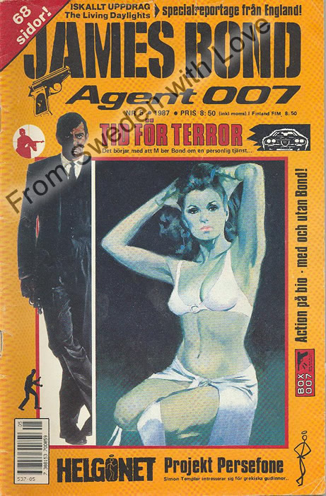 AGENT JAMES BOND 007 no 5 of 12, 1987