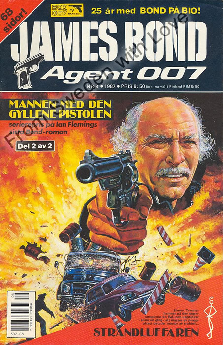 AGENT JAMES BOND 007 no 8 of 12, 1987
