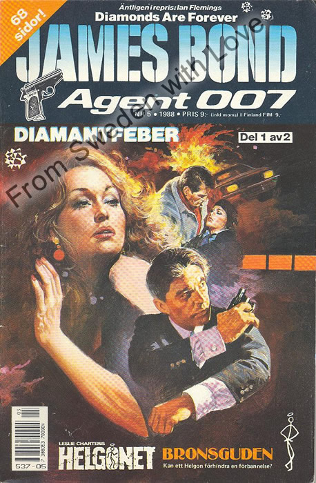 AGENT JAMES BOND 007 no 5 of 12, 1988