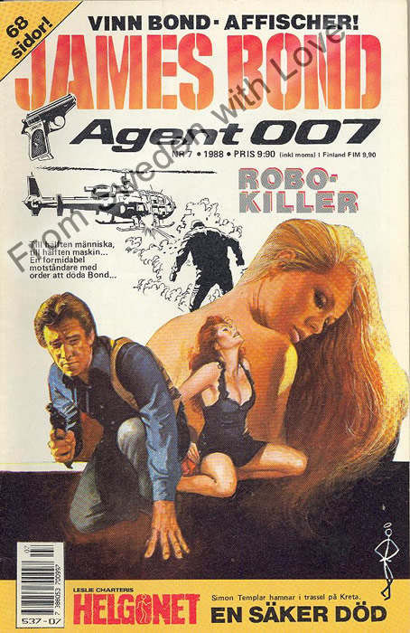 AGENT JAMES BOND 007 no 7 of 12, 1988