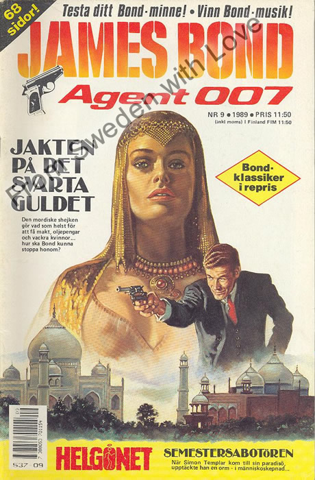 AGENT JAMES BOND 007 no 9 of 12, 1989