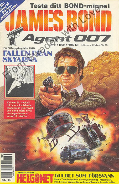AGENT JAMES BOND 007 no 9 of 12, 1990