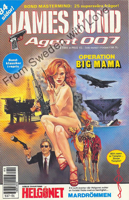 AGENT JAMES BOND 007 no 1 of 6, 1991
