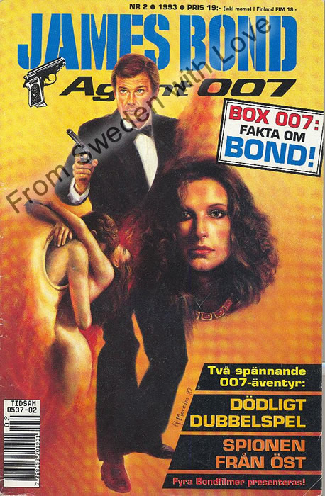AGENT JAMES BOND 007 no 2 of 6, 1993