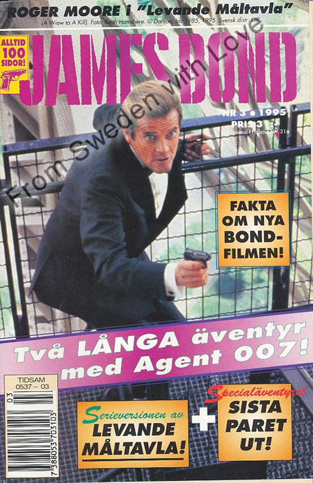 AGENT JAMES BOND 007 no 3 of 4, 1995