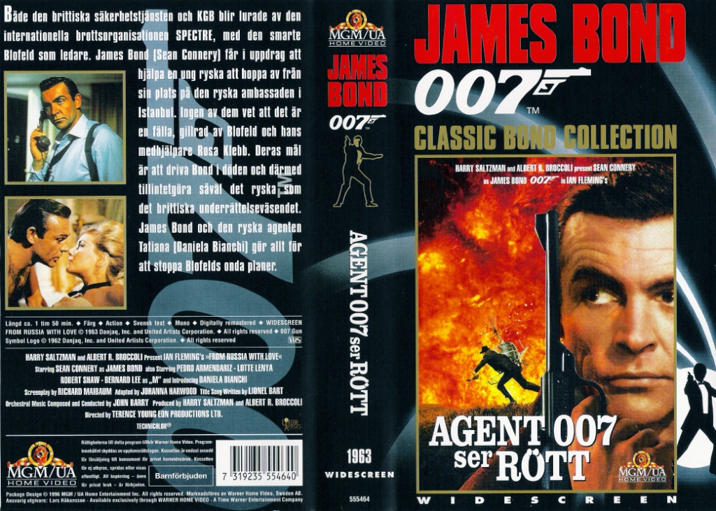 Agent 007 ser rött (From Russia with Love) Widescreen