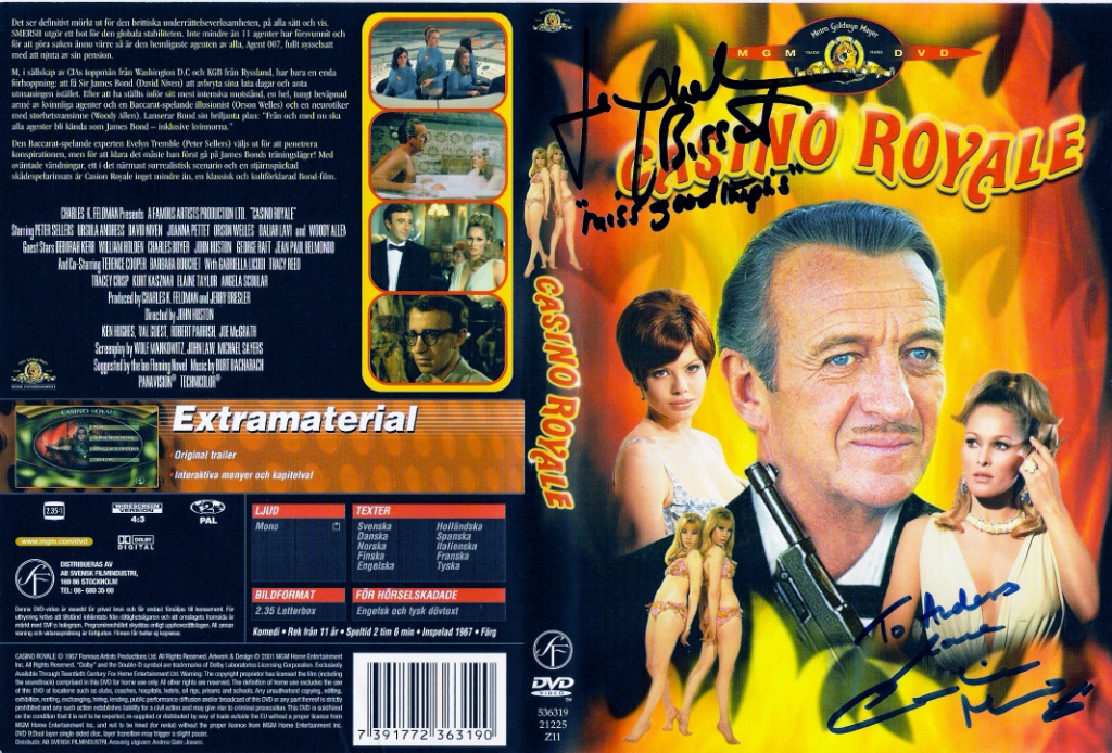 Casino Royale (1967) region 2