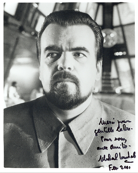 Michael Lonsdale 10x8 inch, black and white