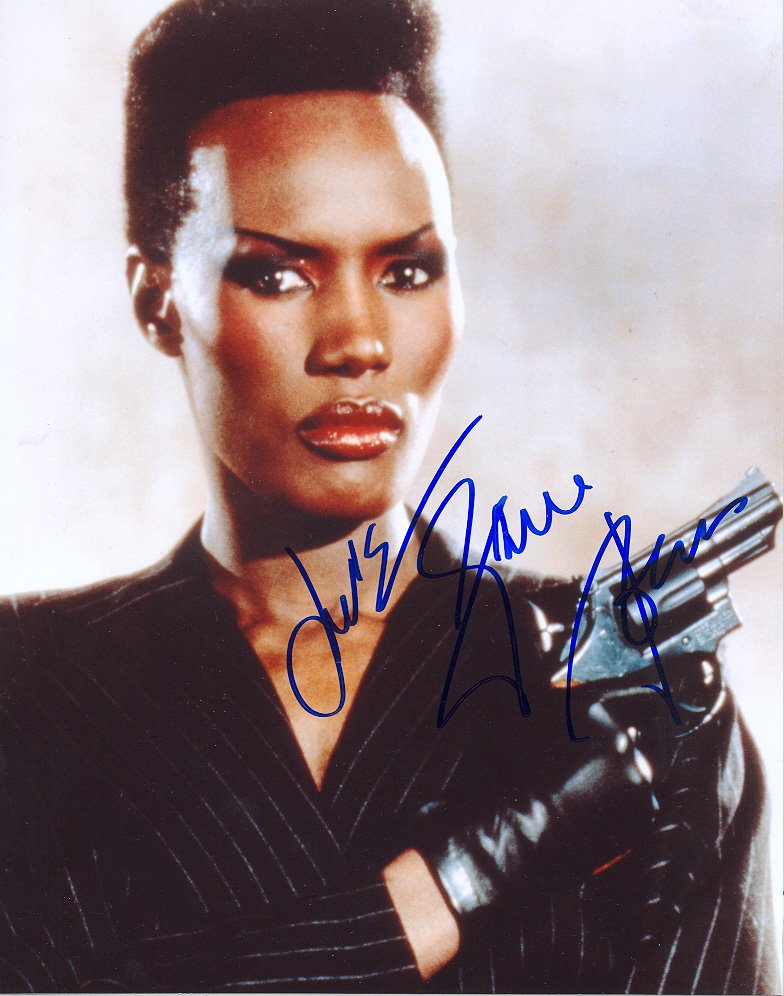 Grace Jones, in person at Broadway NY online catalogue no 4457