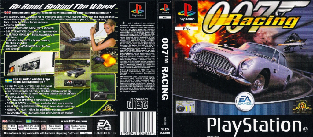 007 Racing Sony Playstation