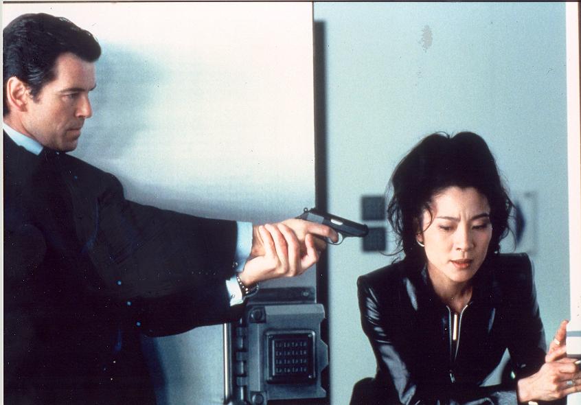 Pierce Brosnan and Michelle Yeoh Colour edition