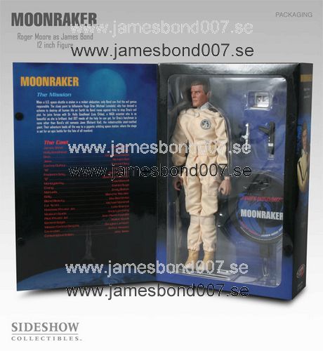 Roger Moore as James Bond in Moonraker 12 inch size, 1 of 3000