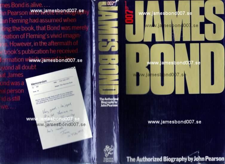 James Bond the authorized biography of 007 John Pearson
