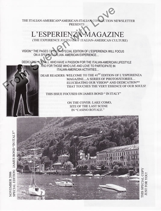 L'Esperienza Magazine - The James Bond issue 41