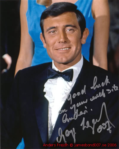 George Lazenby From Sweden with Love