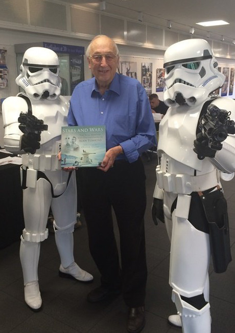 Art Director Alan Tomkins and some friends from Star Wars