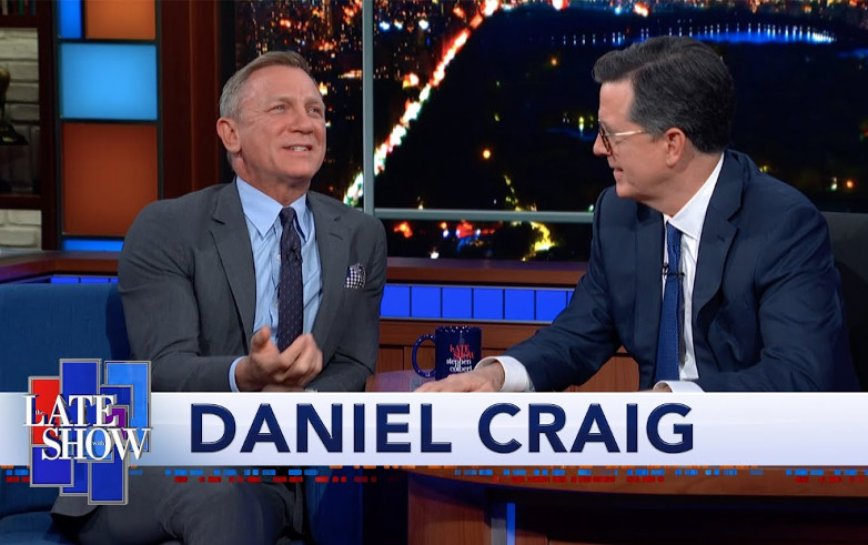 Daniel Craig The Late Show with Stephen Colbert