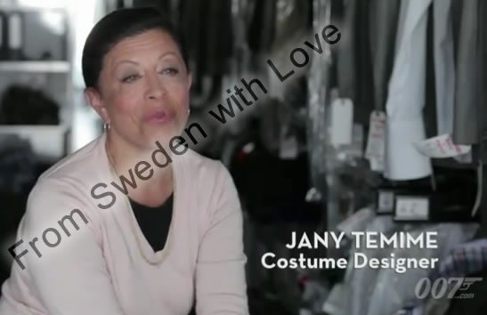 Jany temime on dressing 007 for action
