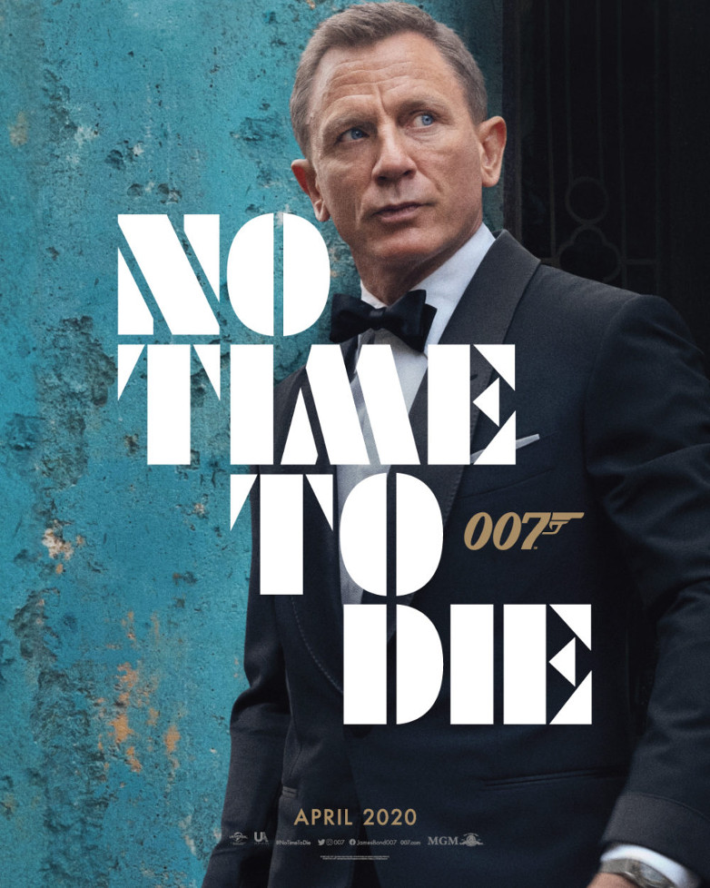 No Time To Die Bond 25 teaser poster