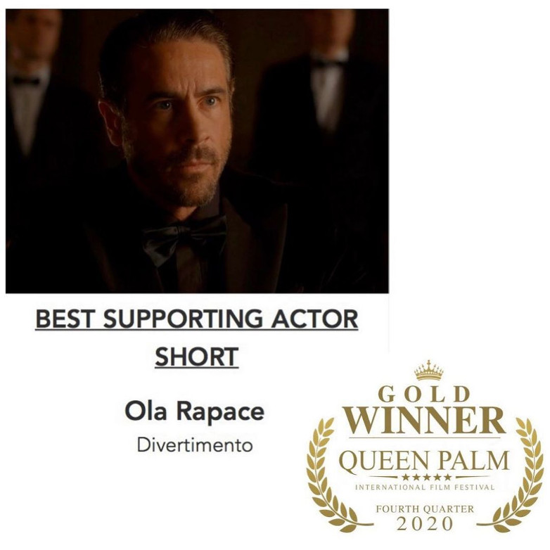 Ola Rapace Best Supporting Actor Divertimento