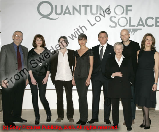 Quantum of Solace press conference Pinewood Studio