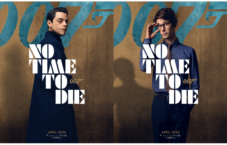 Rami Malek as Safin and Ben Whishaw as Q in No Time To Die